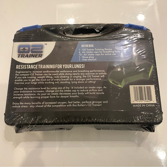 New Bas Rutten Inspiratory Respiratory O2 Muscle Training Device - Picture 4 of 5